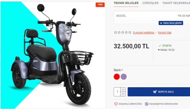 Yuki elektrikli, üç tekerlekli Pony X in fiyatı düştü! İşte 19 Ekim 2022 fiyat listesi!