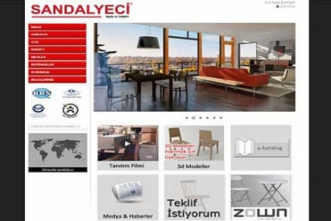 Sandalyeci A.Ş.'nin web sitesi yenilendi!
