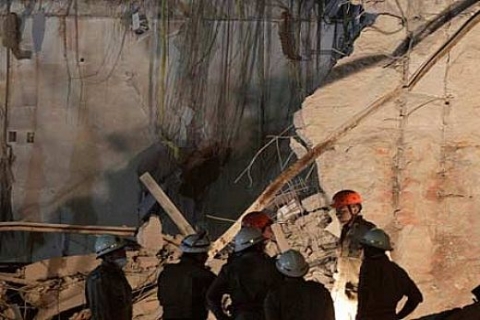 Brezilya'nın Sao Paulo kentindeki bir bina kısmen çöktü!