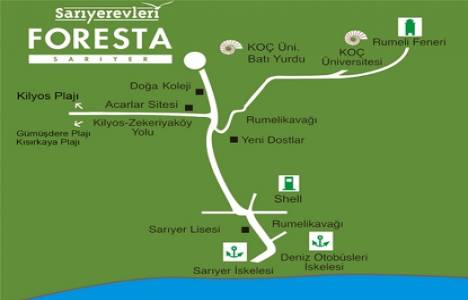 Foresta Sarıyer de 235 bin liraya daire! 240 ay vade!