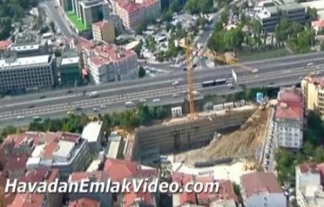  Nurol Tower Mecidiyeköy'ün havadan videosu!