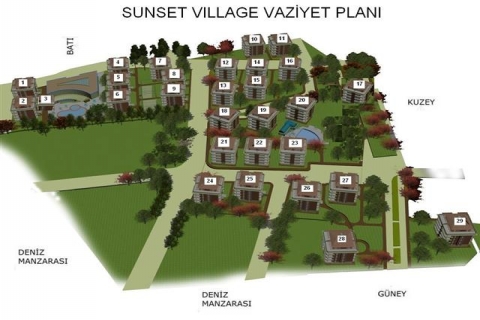  Sunset Village Sitesi'nde 70 bin TL'ye icradan satılık konut! 