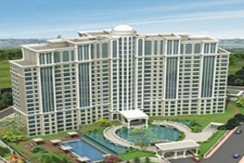 Deluxia Palace'ın havadan görünüşü!