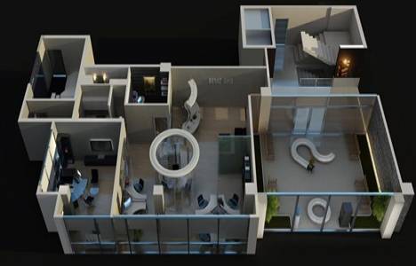  Beyaz Ofis Kartal’da 320 metrekare ofis 6 bin TL’ye kiralık! 