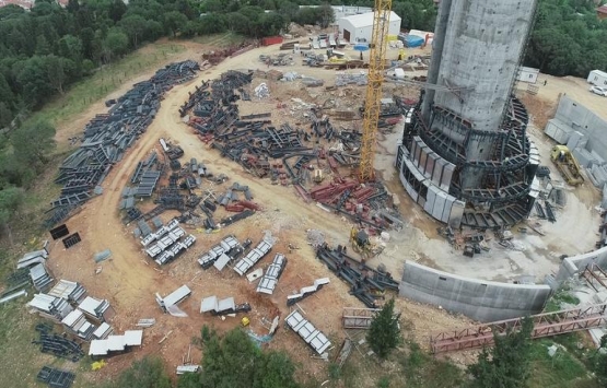 Çamlıca Kulesi 365 metre yüksekliğiyle Eyfel i geçti!