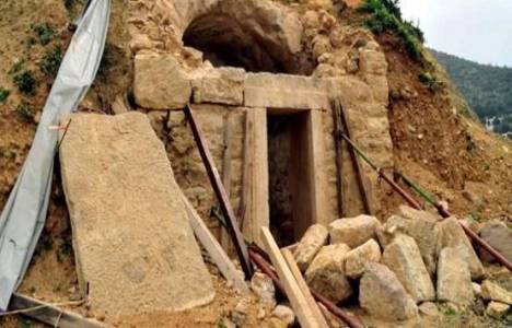 Bodrum'da 1800 yıllık mezar bulundu!