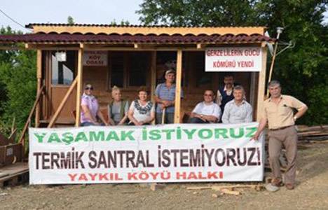 Sinop'ta köylüler termik santrale karşı eylem yapıyor!