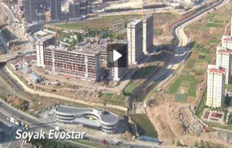 Halkalı bölgesi konut projelerinin havadan videosu! 