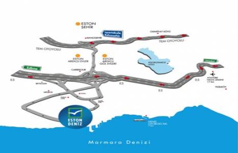 Eston Deniz Konutları nda 2+1 daireler 334 bin TL!