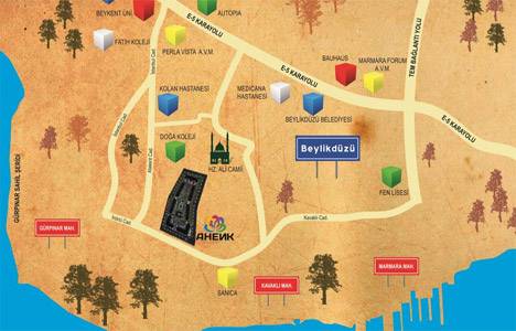 Ahenk İstanbul Evleri ulaşım bilgileri!