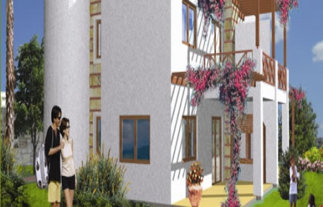 Bodrum'da 575 bin TL'ye dubleks villa! 