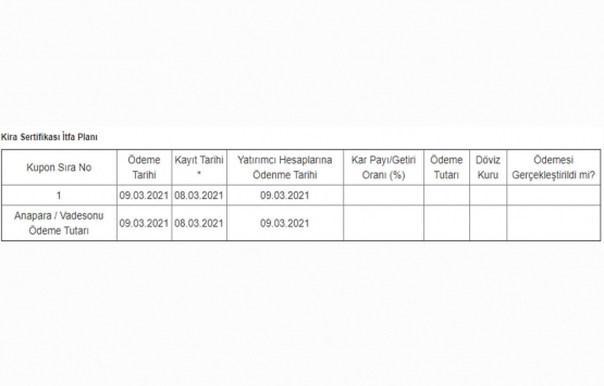 Bereket Varlık Kiralama nın 120 milyon TL lik kira sertifikası ihracı onaylandı!