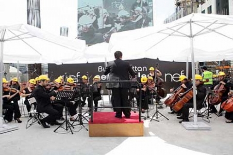 Nef 05 Levent Offices projesinin inşaatında klasik müzik konseri düzenlendi!