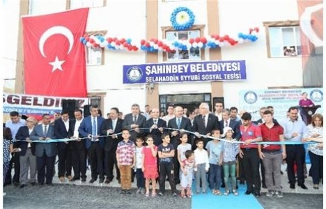 Şahinbey Selahattin Eyyubi Sosyal Tesisi açıldı!