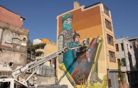 Kadıköy'de Duvar Sanatı Festivali kapsamında binalara resimler yapılacak!