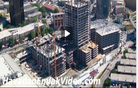  Maslak 42 projesi havadan görüntülendi!