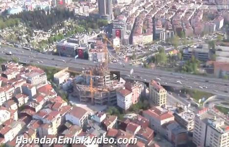 Mecidiyeköy Nurol Tower'ın havadan en yeni görüntüleri!