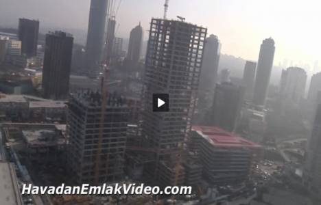 42 Maslak Kuleleri'nin havadan son görüntüleri! 