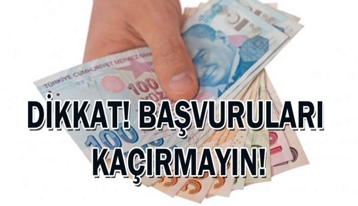 Bu ay sonuna kadar başvuranlara son dakika müjdesi geldi! Şartları sağlayan herkese 500 TL verilecek!