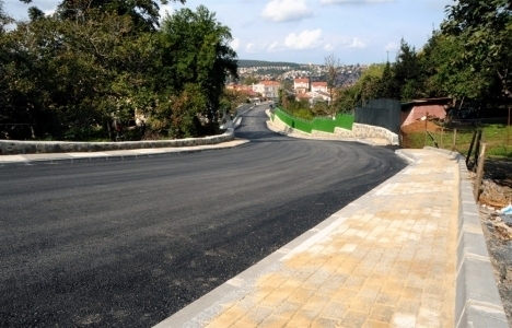 Zekeriyaköy'de yol çalışmaları tamamlandı!