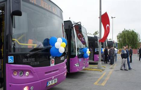 Anadolu Yakası'na 149 modern erguvan otobüs daha alındı!