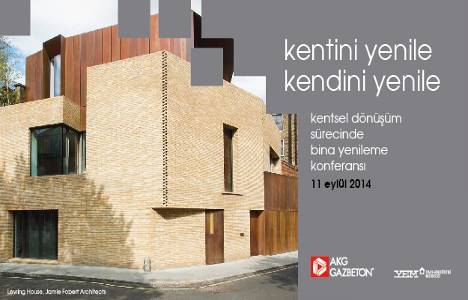 AKG Gazbeton, Kentsel Dönüşüm Sürecinde Bina Yenileme konferansı düzenliyor!