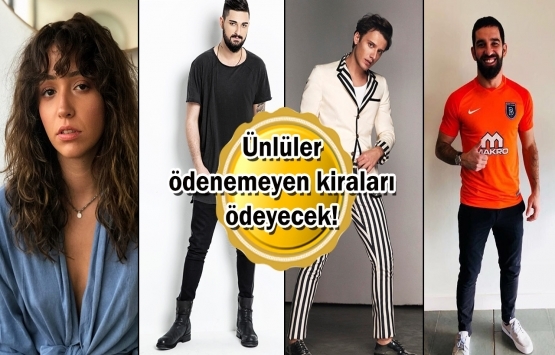 Ünlü isimler sosyal medyada 'Kira benden' kampanyası başlattı!