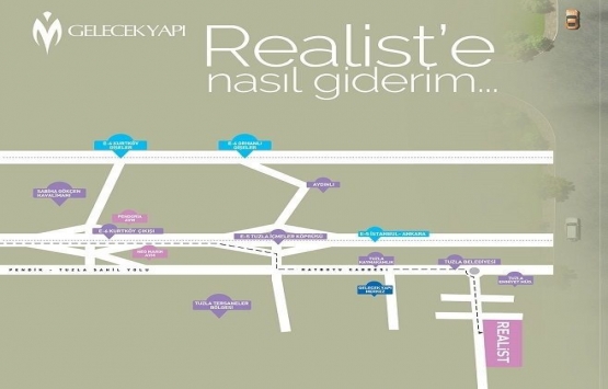 Gelecek Realist Tuzla da 325 bin TL ye 2+1!
