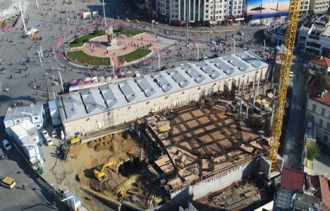 Taksim Camii inşaatında çalışmalar tam gaz sürüyor!