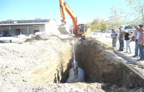 Salihli'de evsel atıksu arıtma tesisi inşaatı sürüyor!