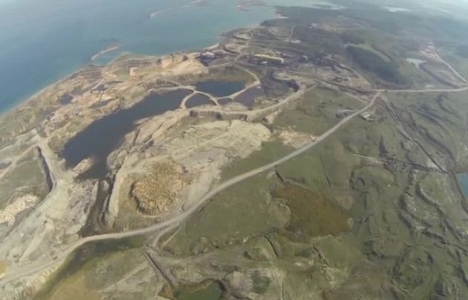 3. havalimanı gökyüzünden görüntülendi!