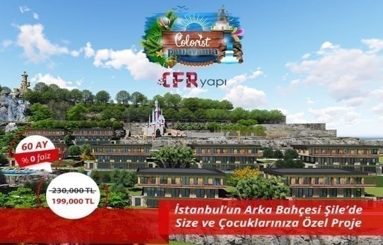 Colorist Panorama'da 1+1'ler 199 bin TL'ye!