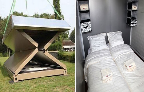 Flex katlanabilir otel konsepti geliştirdi!