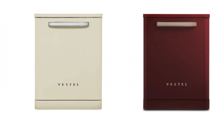 Vestel Retro bulaşık makineleri  görünümüyle mutfağınıza renk katacak! 27 Ocak 2023 fiyat listesi