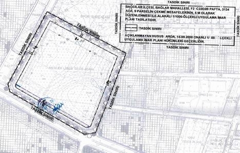 Bağcılar Bağlar 3134 ada, 9 parselin imar planı askıya çıkarıldı!