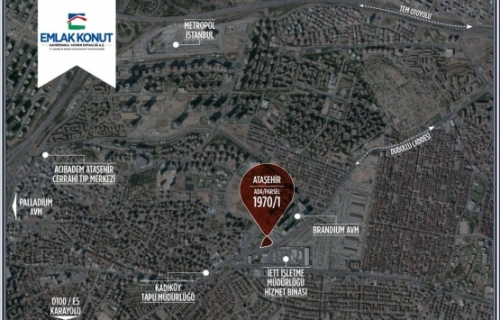 Emlak Konut GYO Ataşehir deki arsasını satıyor!
