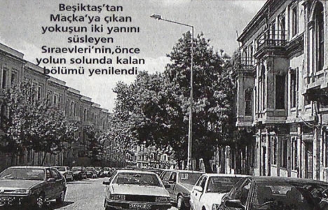 1998 yılında Akaretler Sıraevleri kiralanmaya başlamış!