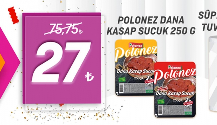 Migros’tan dev indirim! Dana Kasap Sucuk 27,00 TL Bambu Tuvalet Kağıdı 27,00 TL! İşte 6 Ocak 2023 fiyat listesi…