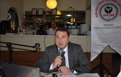 Kırklareli İnşaat Müteahhitleri Derneği toplantı yaptı!