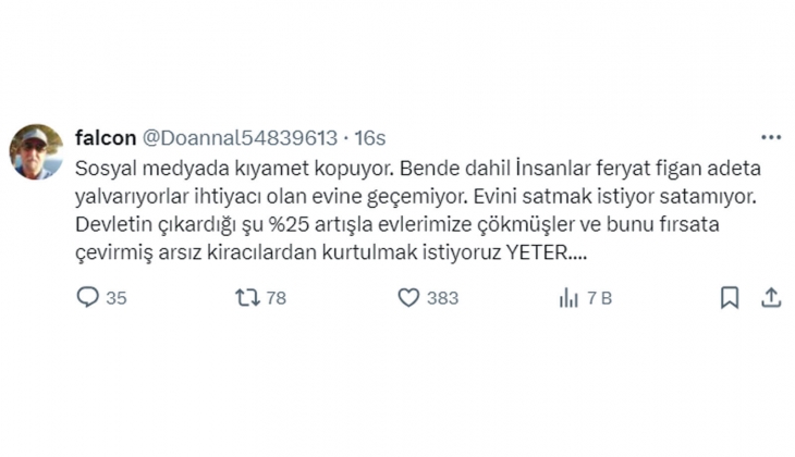 Ev sahipleri sosyal medyada kıyamet koparıyor: Kiracılar yüzde 25 le evimize çöktü, kurtulmak istiyoruz! 