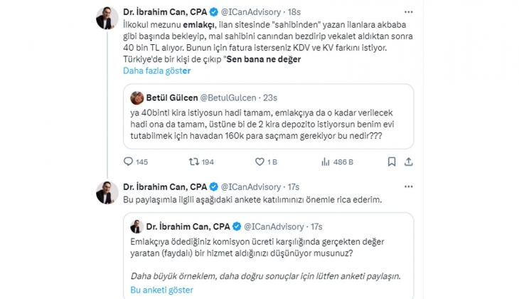 Türkiye de emlakçılık çoğu zaman kayıt dışı ek gelir olarak yapılıyor! Nasıl olmalıydı? 