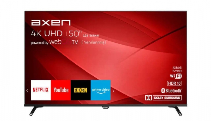 Axen 4K Smart Televizyon fiyatları ne kadar? 15 Şubat 2023 fiyat listesi...
