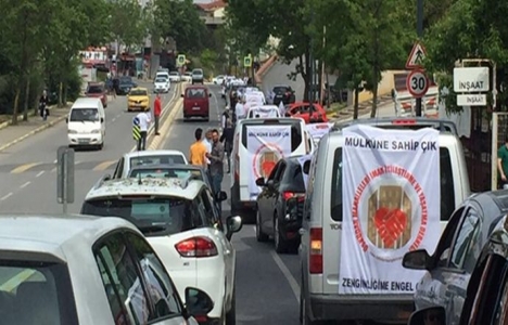 Üsküdar'da imar planı protestosu!
