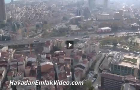 Çağlayan Nurol Tower inşaatının havadan son görüntüleri!