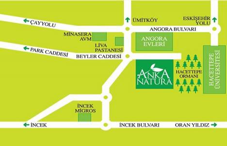 Anka Natura da 728 bin liraya 4+1 dubleks!