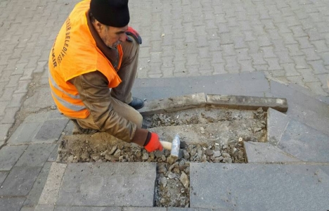 Diyarbakır'da kaldırım yenileme çalışmaları başladı!
