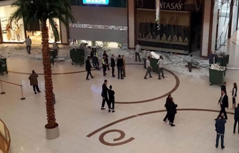 Diyarbakır'da AVM'nin tavanında çökme meydana geldi!