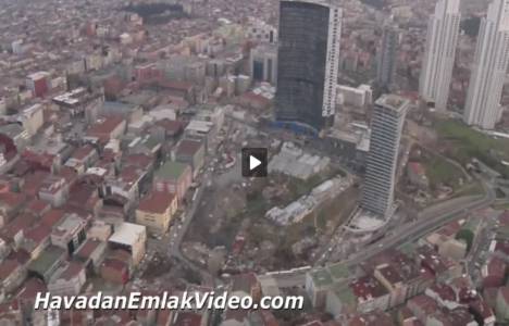 Şişli Bomonti'nin havadan genel görüntüleri! 