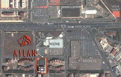  Aslan Residence Enta’da 14 bin TL’ye kiralık 416 metrekare!