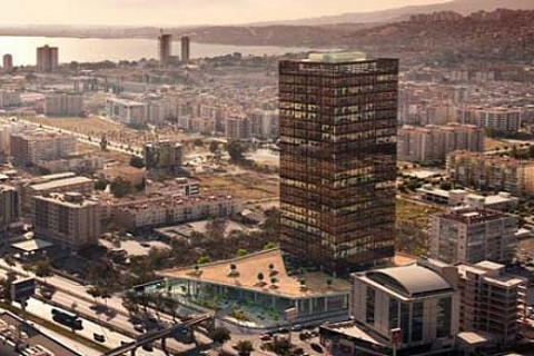 Bayraklı Tower'da 445 bin TL'ye satılık ofis!